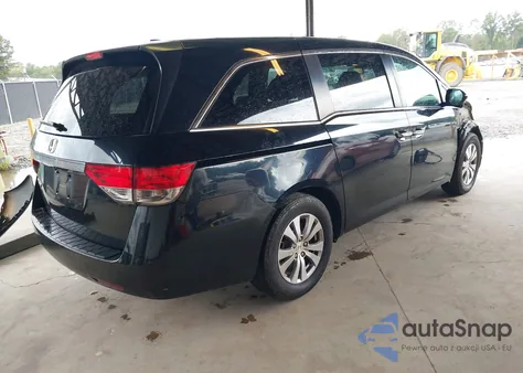 2014 Honda Odyssey Ex-L from USA, damaged, VIN 5FNRL5H64EB120395